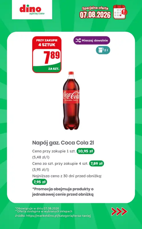 Dino - gazetka promocyjna Specjalna oferta na 07.08.2026 - promocje spoza gazetki od piątku 07.08 do piątku 07.08 - strona 6