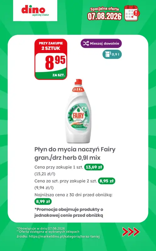 Dino - gazetka promocyjna Specjalna oferta na 07.08.2026 - promocje spoza gazetki od piątku 07.08 do piątku 07.08 - strona 10