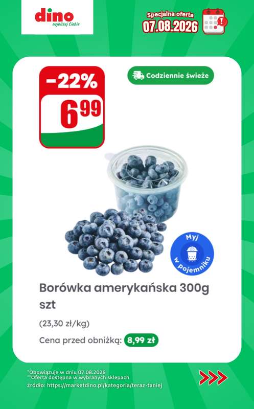 Dino - gazetka promocyjna Specjalna oferta na 07.08.2026 - promocje spoza gazetki od piątku 07.08 do piątku 07.08 - strona 2