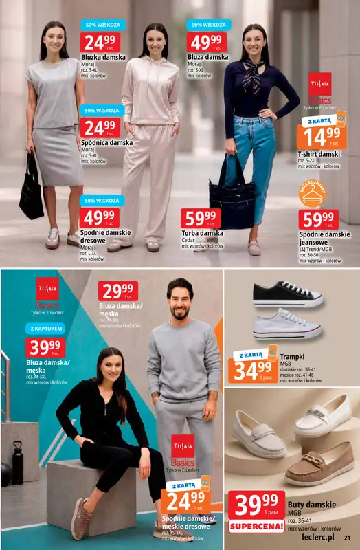 Leclerc - gazetka promocyjna Oferta E.Leclerc | Powrót do szkoły od wtorku 11.08 do poniedziałku 31.08 - strona 21
