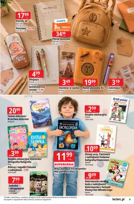 Leclerc - gazetka promocyjna Oferta E.Leclerc | Powrót do szkoły od wtorku 11.08 do poniedziałku 31.08 - strona 9