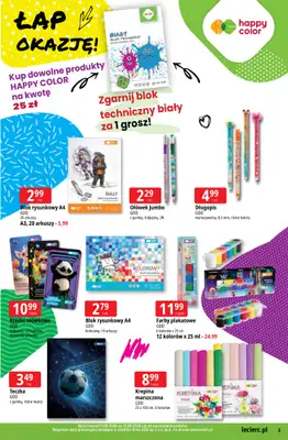Leclerc - gazetka promocyjna Oferta E.Leclerc | Powrót do szkoły od wtorku 11.08 do poniedziałku 31.08 - strona 3