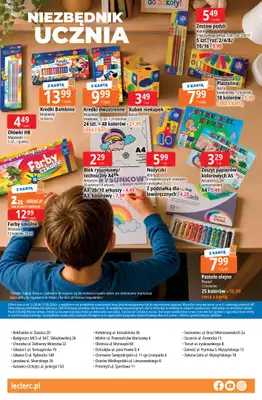 Leclerc - gazetka promocyjna Oferta E.Leclerc | Powrót do szkoły od wtorku 11.08 do poniedziałku 31.08 - strona 24
