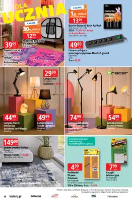 Leclerc - gazetka promocyjna Oferta E.Leclerc | Powrót do szkoły od wtorku 11.08 do poniedziałku 31.08 - strona 18