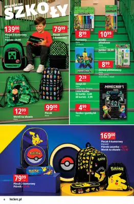 Leclerc - gazetka promocyjna Oferta E.Leclerc | Powrót do szkoły od wtorku 11.08 do poniedziałku 31.08 - strona 6
