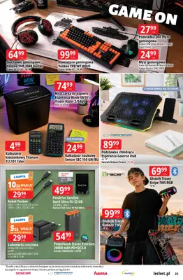 Leclerc - gazetka promocyjna Oferta E.Leclerc | Powrót do szkoły od wtorku 11.08 do poniedziałku 31.08 - strona 23