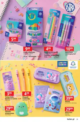 Leclerc - gazetka promocyjna Oferta E.Leclerc | Powrót do szkoły od wtorku 11.08 do poniedziałku 31.08 - strona 11