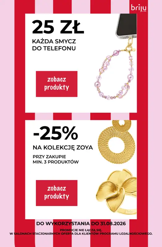 Briju - gazetka promocyjna Szaleństwo kuponów od piątku 07.08 do poniedziałku 31.08 - strona 9