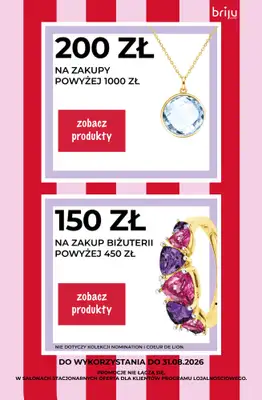 Briju - gazetka promocyjna Szaleństwo kuponów od piątku 07.08 do poniedziałku 31.08 - strona 7