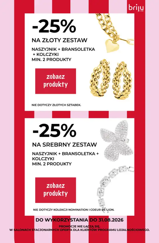 Briju - gazetka promocyjna Szaleństwo kuponów od piątku 07.08 do poniedziałku 31.08 - strona 10