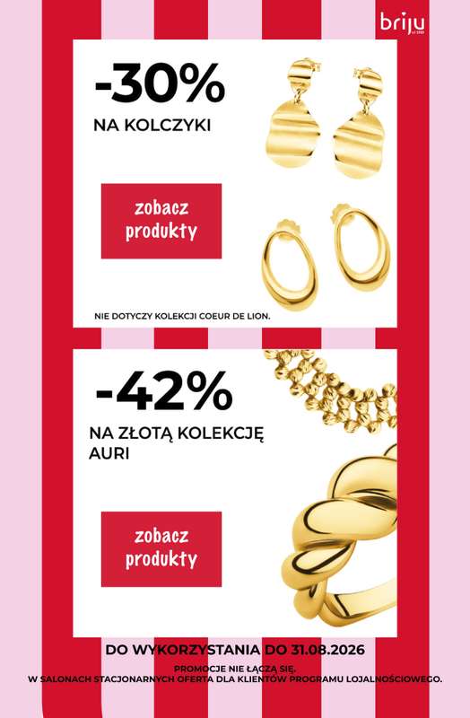 Briju - gazetka promocyjna Szaleństwo kuponów od piątku 07.08 do poniedziałku 31.08 - strona 2
