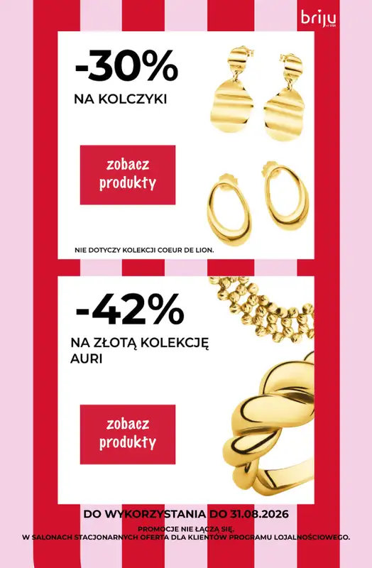Briju - gazetka promocyjna Szaleństwo kuponów od piątku 07.08 do poniedziałku 31.08 - strona 2