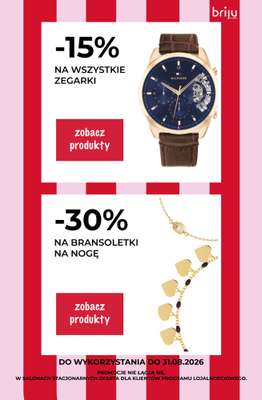 Briju - gazetka promocyjna Szaleństwo kuponów od piątku 07.08 do poniedziałku 31.08 - strona 6