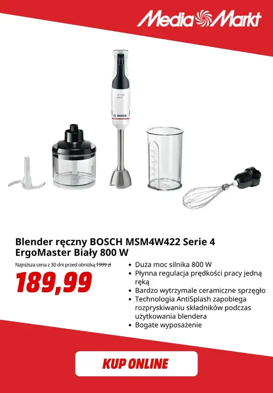 Media Markt - gazetka promocyjna Sprzęt do gotowania w niskich cenach od piątku 07.08  - strona 6
