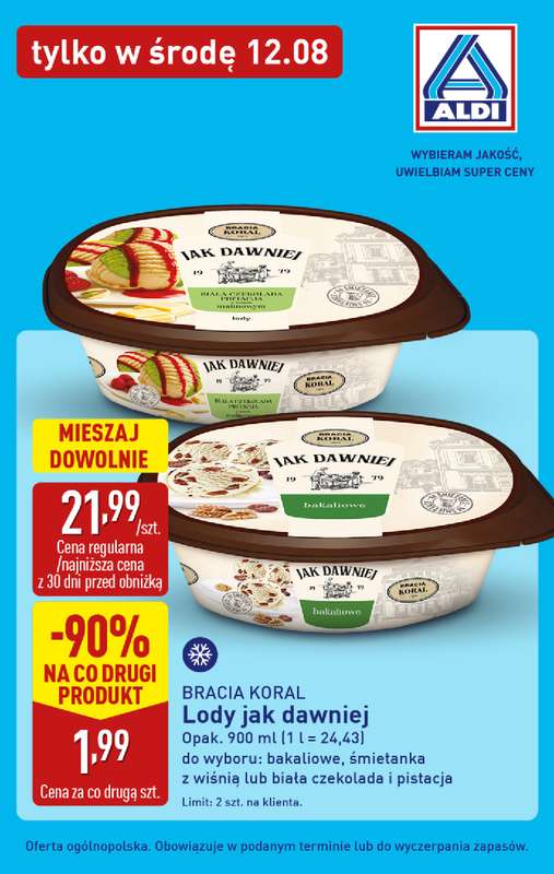 Aldi - gazetka promocyjna Najlepsze oferty na środę w Aldi! od środy 12.08 do środy 12.08 - strona 2