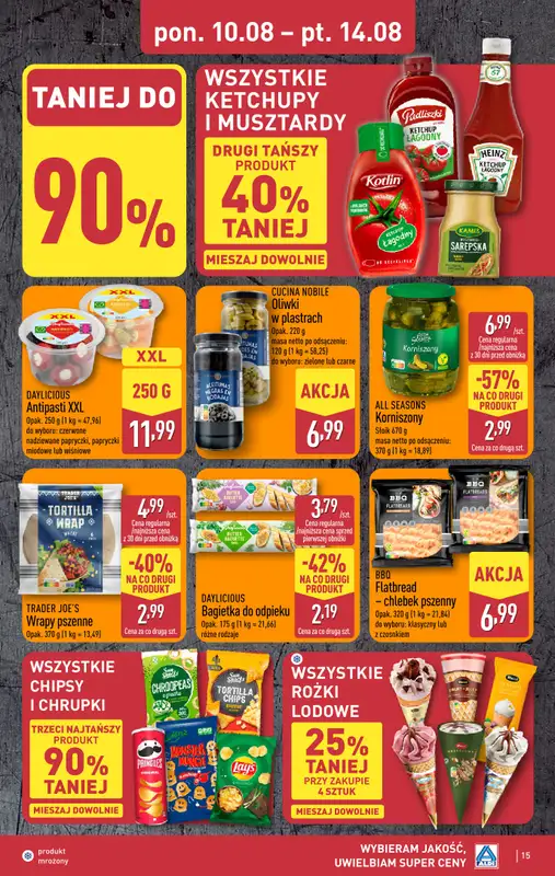 Aldi - gazetka promocyjna Pełny katalog! od poniedziałku 10.08 do piątku 14.08 - strona 15