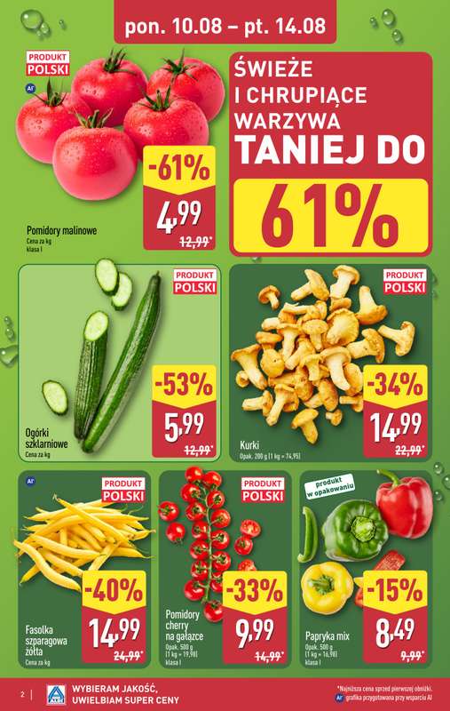Aldi - gazetka promocyjna Pełny katalog! od poniedziałku 10.08 do piątku 14.08 - strona 2