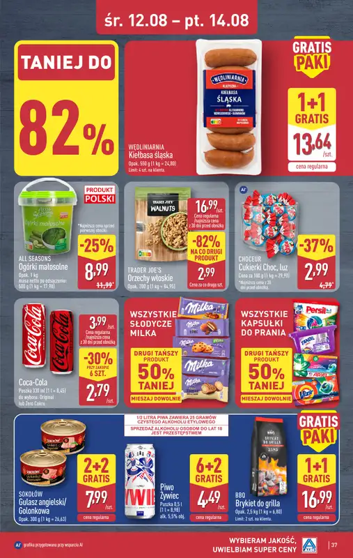 Aldi - gazetka promocyjna Pełny katalog! od poniedziałku 10.08 do piątku 14.08 - strona 37