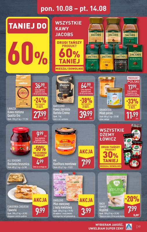 Aldi - gazetka promocyjna Pełny katalog! od poniedziałku 10.08 do piątku 14.08 - strona 17