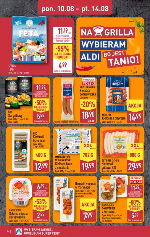 Aldi - gazetka promocyjna Pełny katalog! od poniedziałku 10.08 do piątku 14.08 - strona 14