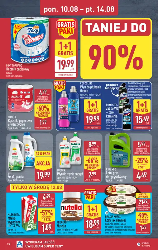 Aldi - gazetka promocyjna Pełny katalog! od poniedziałku 10.08 do piątku 14.08 - strona 24