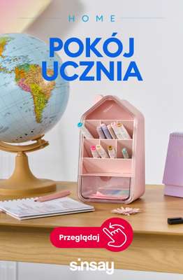Sinsay - gazetka promocyjna Home: pokój ucznia od piątku 07.08 