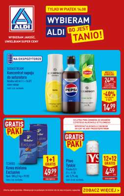 Aldi - gazetka promocyjna Najlepsze oferty na piątek w Aldi! od piątku 14.08 do piątku 14.08