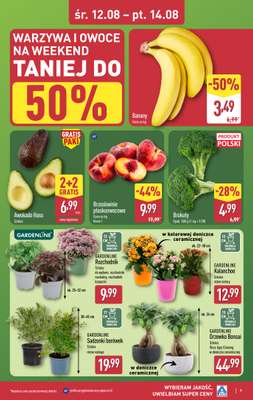 Aldi - gazetka promocyjna Weekend super cen w Aldi! od środy 12.08 do piątku 14.08 - strona 9