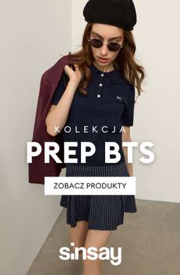 Sinsay - gazetka promocyjna Kolekcja Prep BTS dla niej od soboty 08.08 
