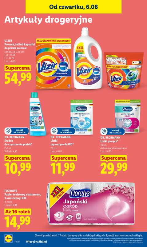 Lidl - gazetka promocyjna Oferta od czwartku od czwartku 06.08 do soboty 08.08 - strona 86