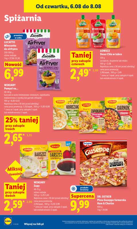 Lidl - gazetka promocyjna Oferta od czwartku od czwartku 06.08 do soboty 08.08 - strona 82