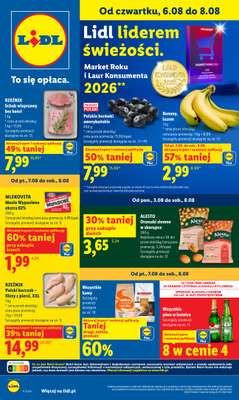 Lidl - gazetka promocyjna Oferta od czwartku od czwartku 06.08 do soboty 08.08