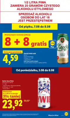 Lidl - gazetka promocyjna Oferta od czwartku od czwartku 06.08 do soboty 08.08 - strona 25