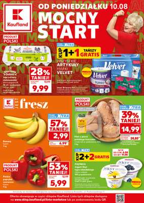 Kaufland - gazetka promocyjna Mocny Start od poniedziałku 10.08 do wtorku 11.08