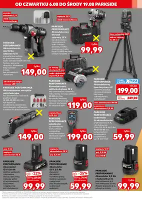 Kaufland - gazetka promocyjna Mocny Start od poniedziałku 10.08 do wtorku 11.08 - strona 21