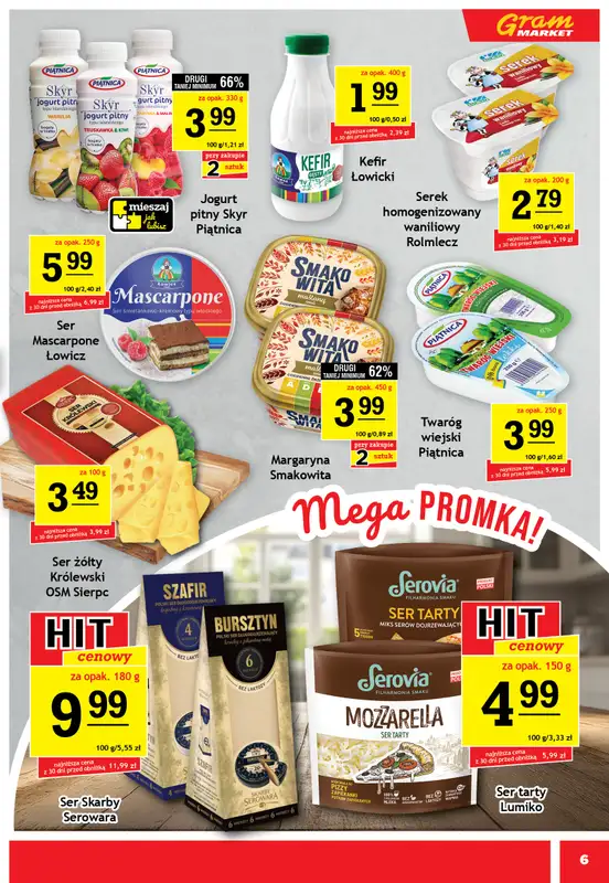 Gram Market - gazetka promocyjna Gazetka od środy 12.08 do wtorku 18.08 - strona 6