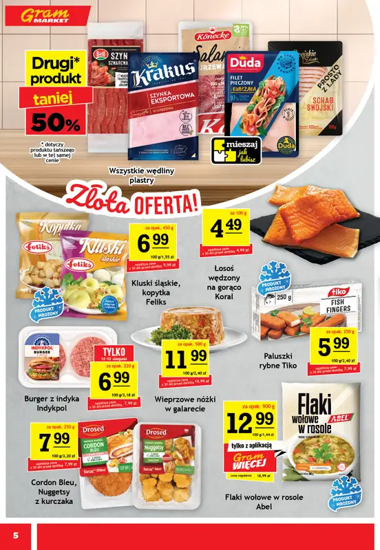 Gram Market - gazetka promocyjna Gazetka od środy 12.08 do wtorku 18.08 - strona 5