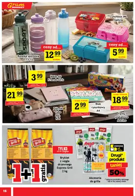 Gram Market - gazetka promocyjna Gazetka od środy 12.08 do wtorku 18.08 - strona 15