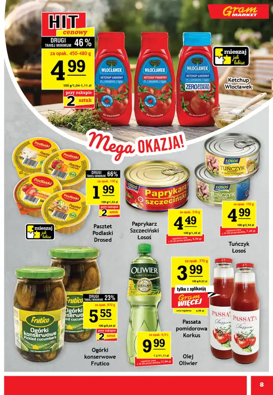 Gram Market - gazetka promocyjna Gazetka od środy 12.08 do wtorku 18.08 - strona 8