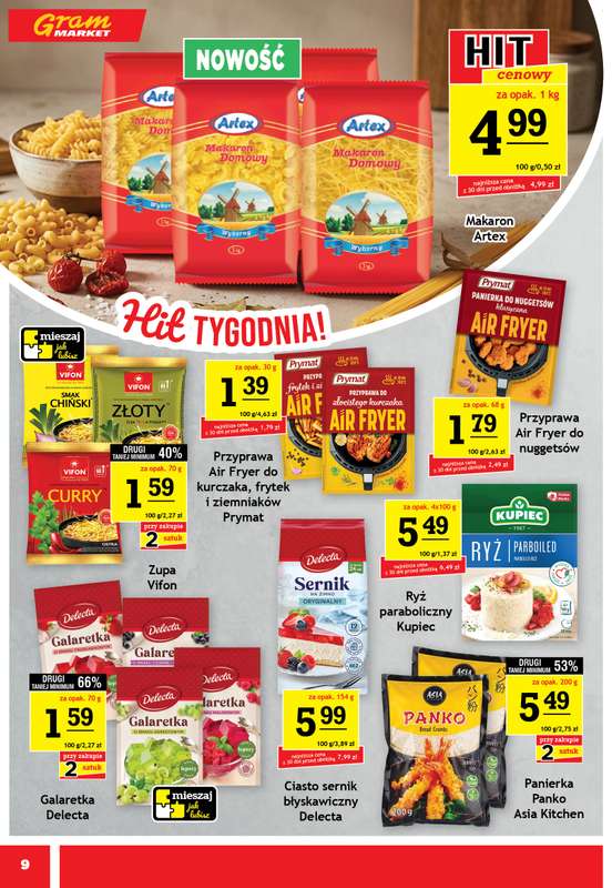 Gram Market - gazetka promocyjna Gazetka od środy 12.08 do wtorku 18.08 - strona 9