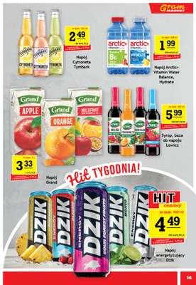 Gram Market - gazetka promocyjna Gazetka od środy 12.08 do wtorku 18.08 - strona 14