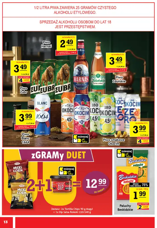 Gram Market - gazetka promocyjna Gazetka od środy 12.08 do wtorku 18.08 - strona 13