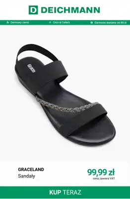 Deichmann - gazetka promocyjna Nowe modele sandałów od piątku 07.08  - strona 7