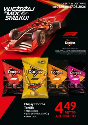 Makro - gazetka promocyjna Ulotka Doritos od piątku 07.08 do poniedziałku 17.08