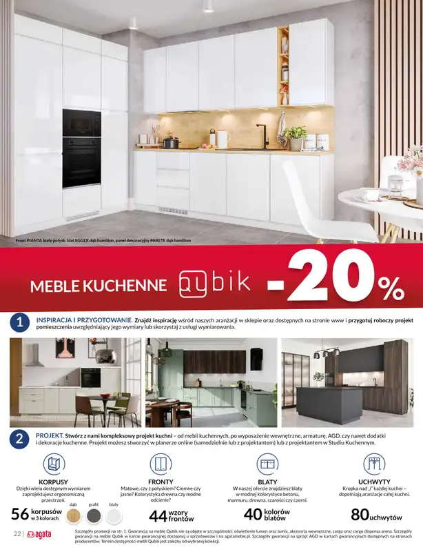 Salony Agata - gazetka promocyjna Gazetka od poniedziałku 10.08 do niedzieli 30.08 - strona 22