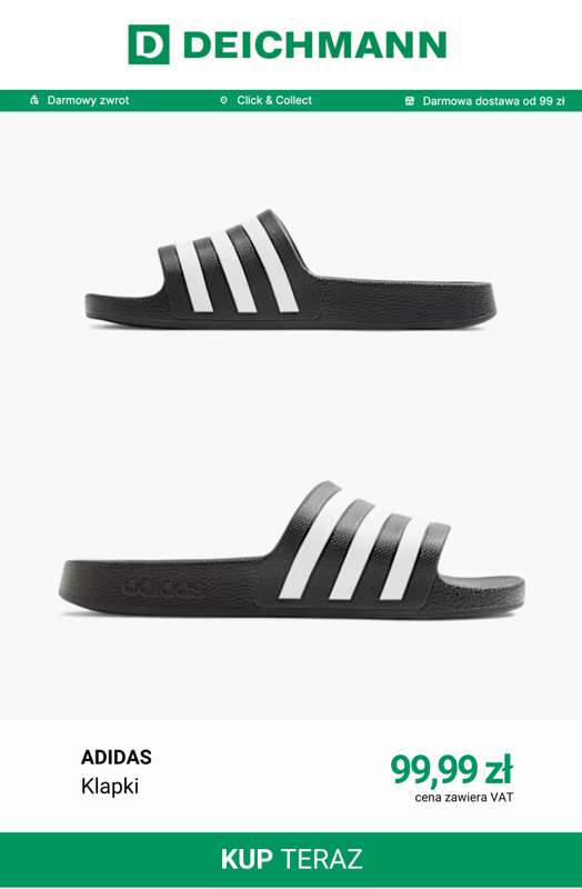 Deichmann - gazetka promocyjna Klapki męskie od soboty 08.08  - strona 6