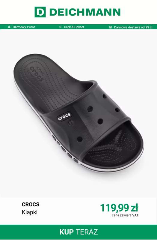 Deichmann - gazetka promocyjna Klapki męskie od soboty 08.08  - strona 2