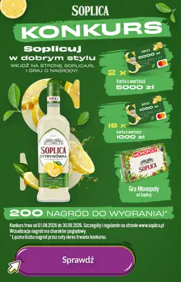 Biedronka - gazetka promocyjna Soplica - odkryj smaki lata w Biedronce od soboty 08.08 do piątku 14.08 - strona 2