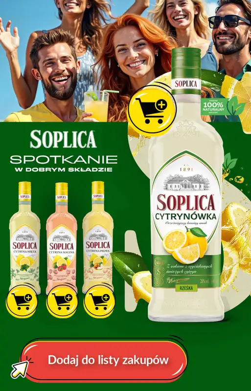 Biedronka - gazetka promocyjna Soplica - odkryj smaki lata w Biedronce od soboty 08.08 do piątku 14.08 - strona 5