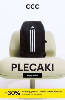 CCC - gazetka promocyjna Plecaki w SUPER cenach! od niedzieli 09.08 
